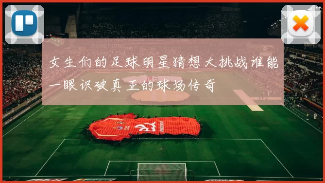 女生们的足球明星猜想大挑战谁能一眼识破真正的球场传奇
