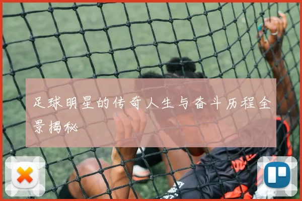 足球明星的传奇人生与奋斗历程全景揭秘